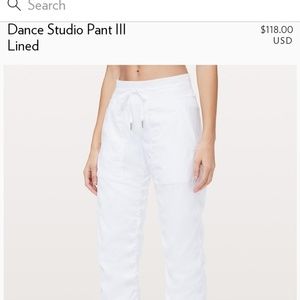 Lululemon studio III pants